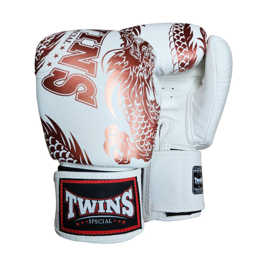 Twins Special FBGV-49 Fancy Boxing Gloves, Copper White, view 1