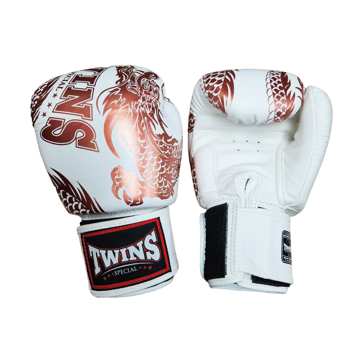 Twins Special FBGV-49 Fancy Boxing Gloves, Copper White, view 2
