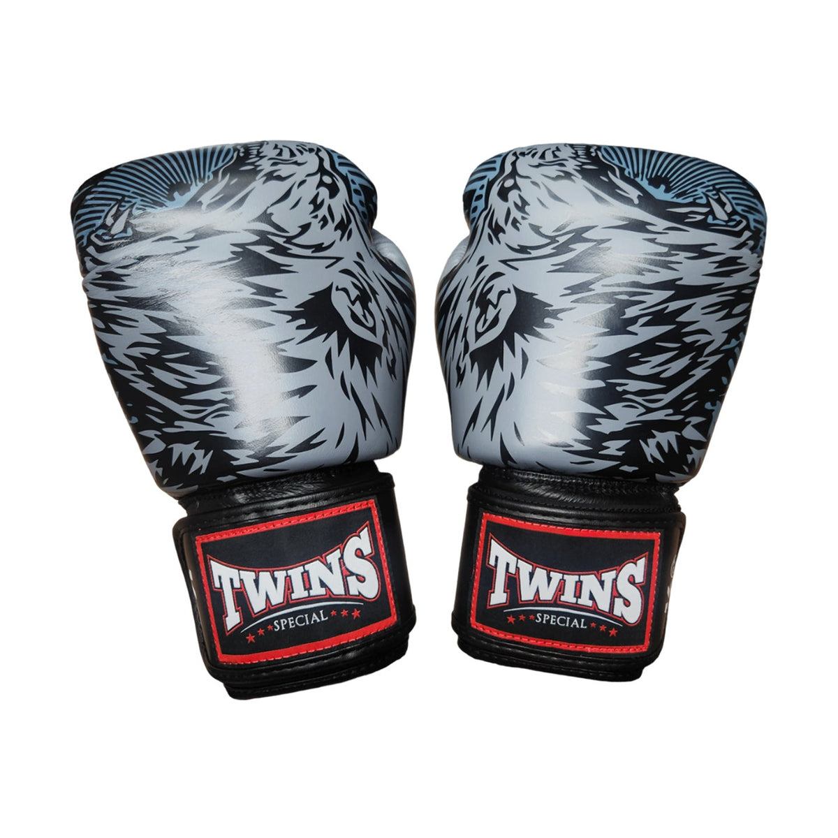 Twins Special FBGV-50 Wolf Fancy Boxing Gloves, Grey, view 5