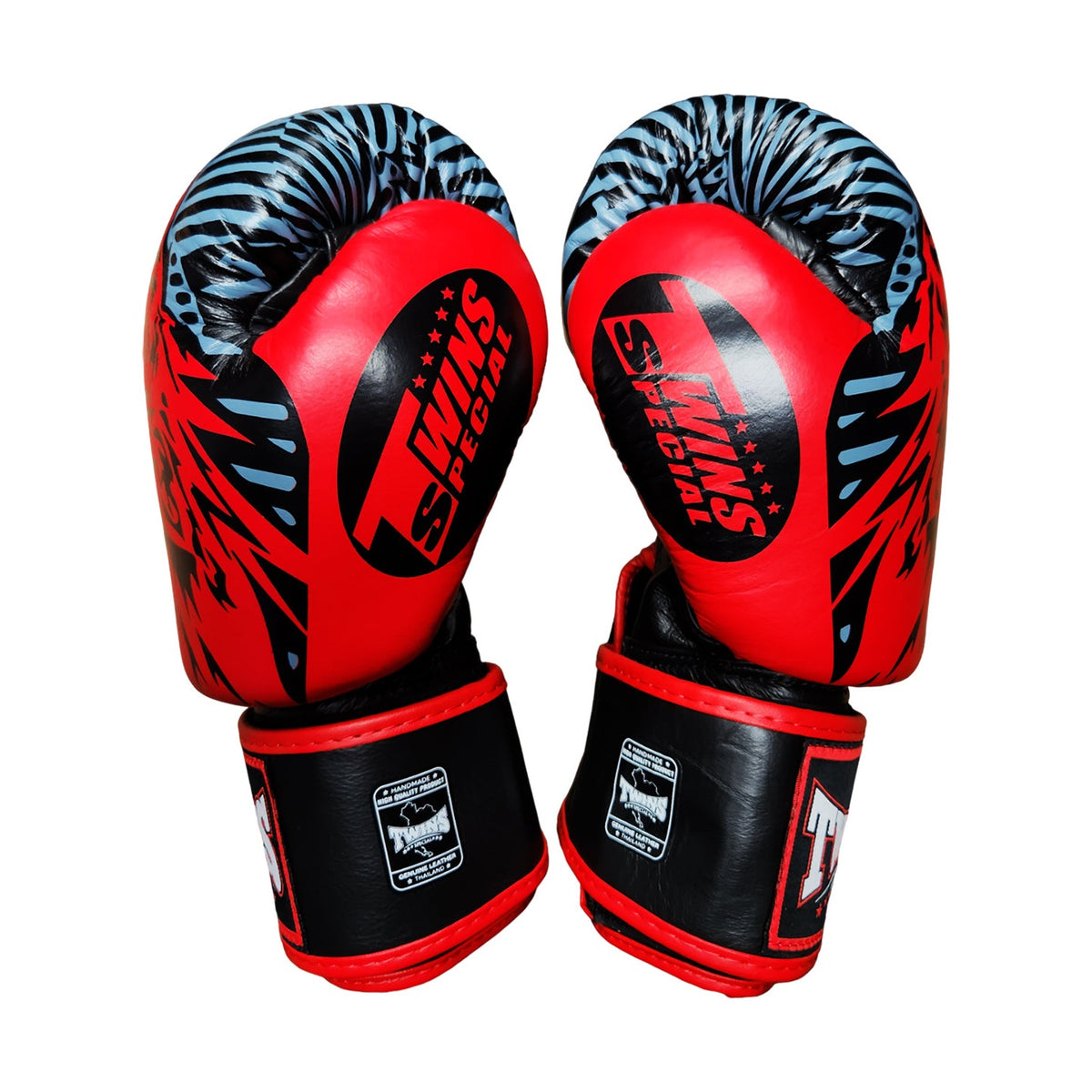 Twins Special FBGV-50 Wolf Fancy Boxing Gloves, Red, view 6