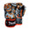 Twins Special FBGV-53 Skull Fancy Boxing Gloves, Orange, view 1