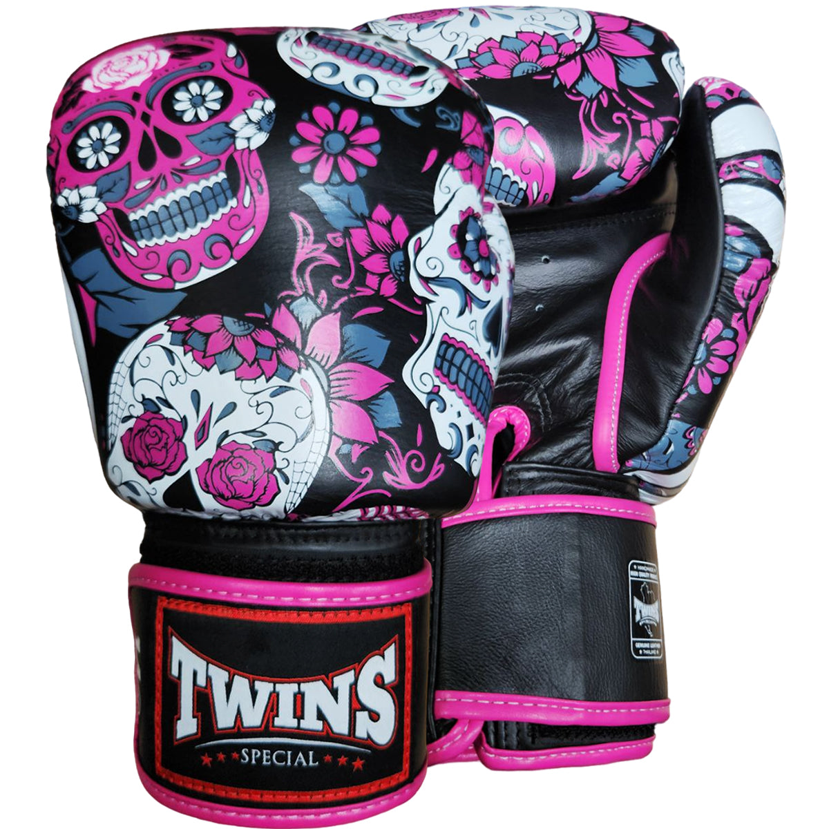 Boxing Gloves Twins Special FBGV-53 Pink Fancy Muay Thai Style