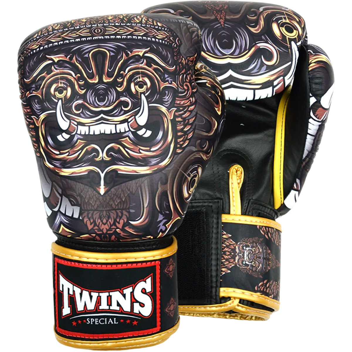 Boxing Gloves Twins Special FBGVL4-63 Yakthai Muay Thai Style (Leather)