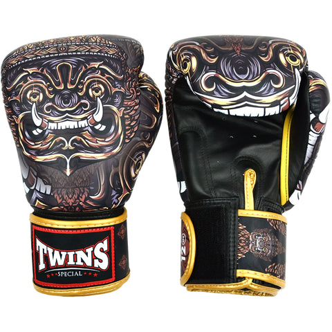 Boxing Gloves Twins Special FBGVL4-63 Yakthai Muay Thai Style (Leather)