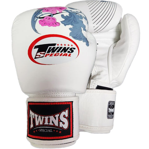 Boxing Gloves Twins Special Sakura FBVG-13 White Fancy