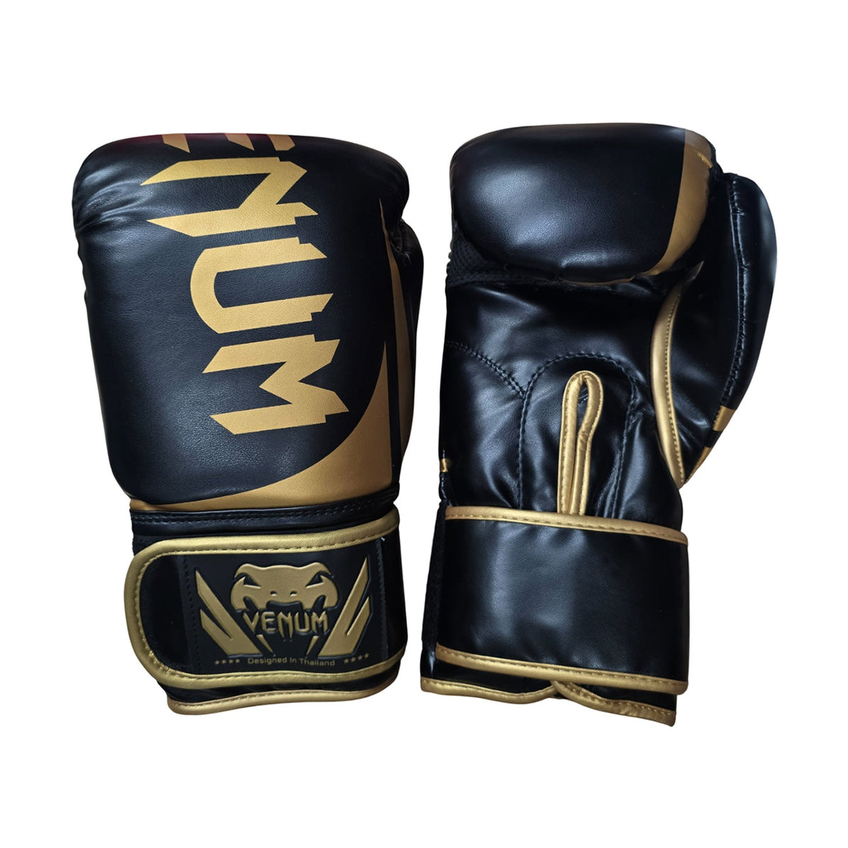Venum Challenger 2.0 Boxing Gloves, Black/Gold, view 2