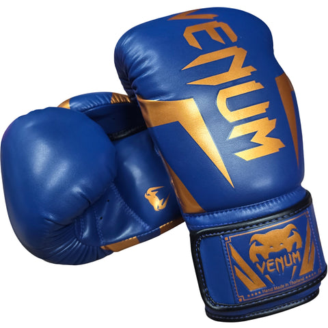 Boxing Gloves Venum Elite Royal Blue - Special Edition For Muay Thai