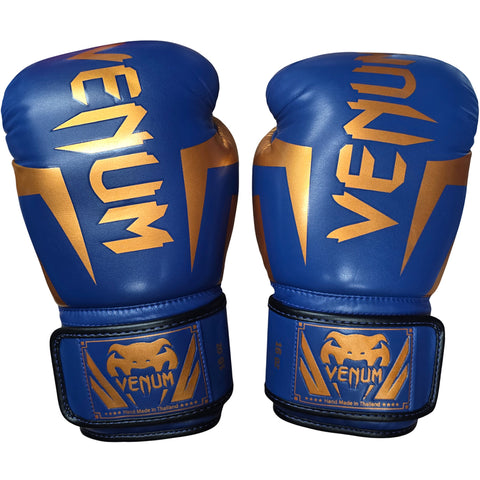 Boxing Gloves Venum Elite Royal Blue - Special Edition For Muay Thai