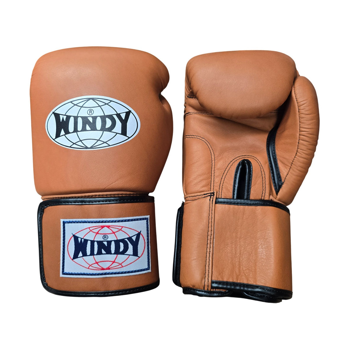 Boxing Gloves Muay Thai Windy BGVH Brown (Leather)