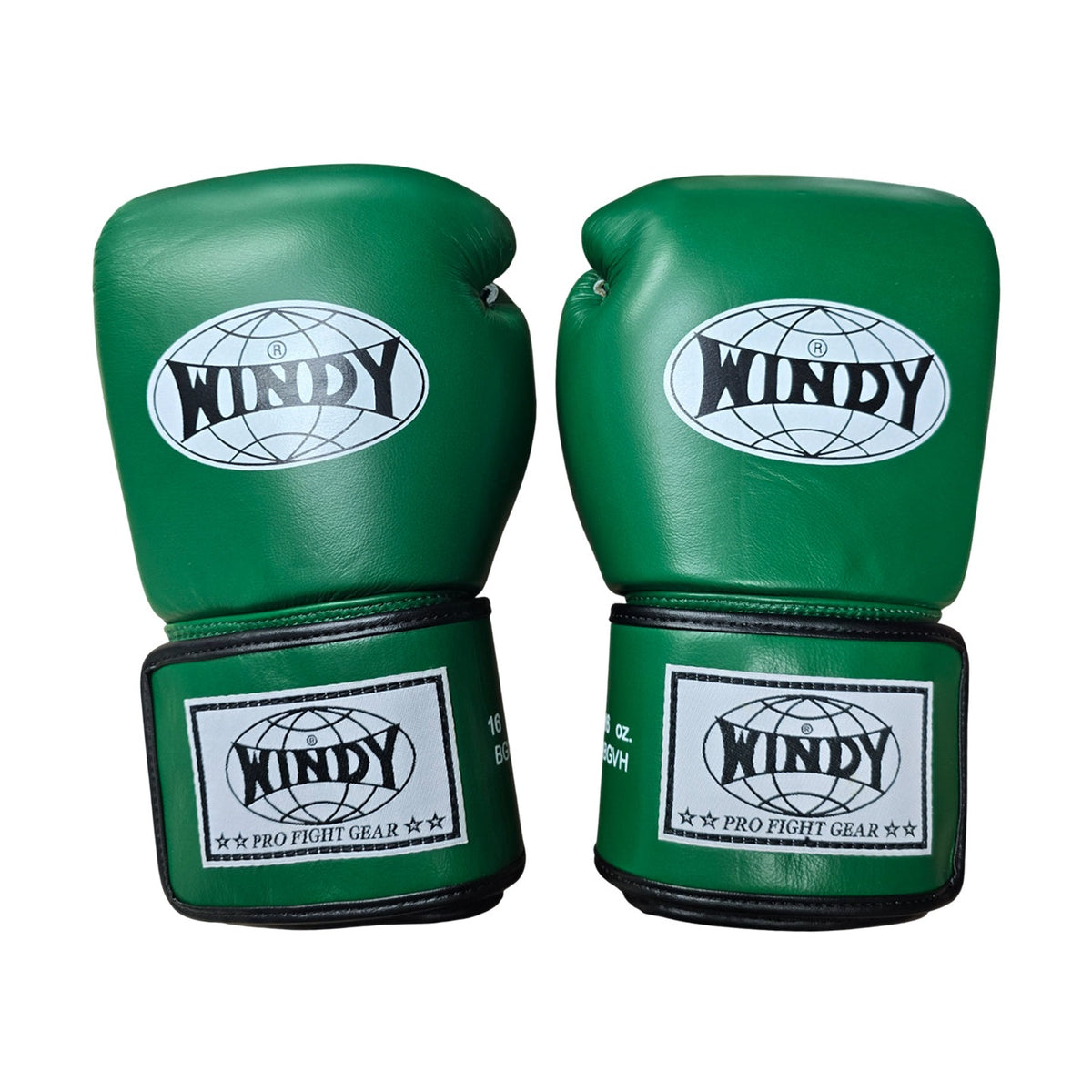Boxing Gloves Muay Thai Windy BGVH Green (Leather)