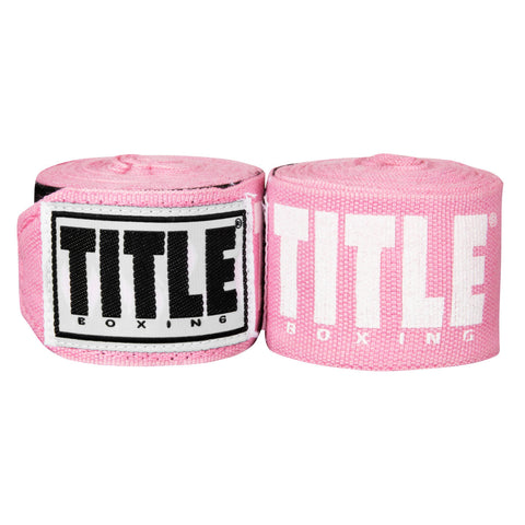 Handwraps Title Boxing Power-Flex Elite 180" Fist Wraps Pink (2"x180 inch/4.5m)
