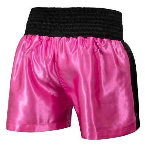 Shorts Boxing Title Professional Satin Striped Trunks Pink/Black