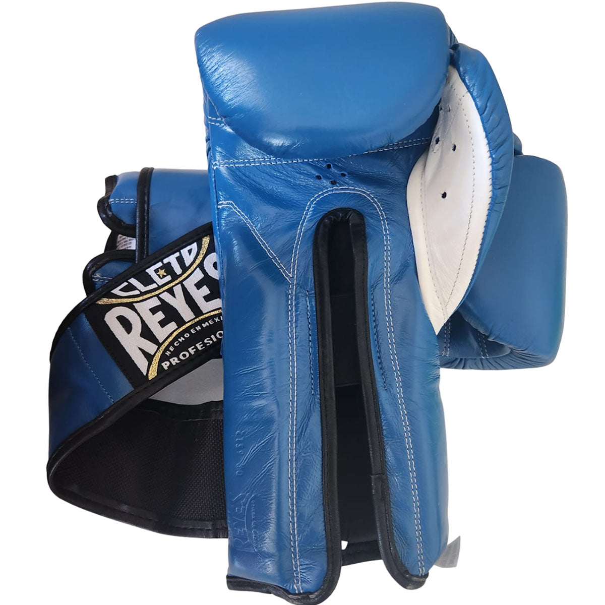 Boxing Gloves Cleto Reyes Hook Loop Closure Blue (Free Shipping)