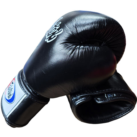 Boxing Gloves Fairtex BGV1 Black Muay Thai Style