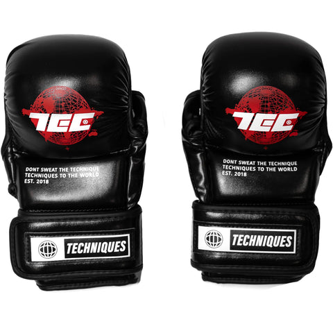 MMA Gloves Worldwide 'Puffy' Techniques Canada Black