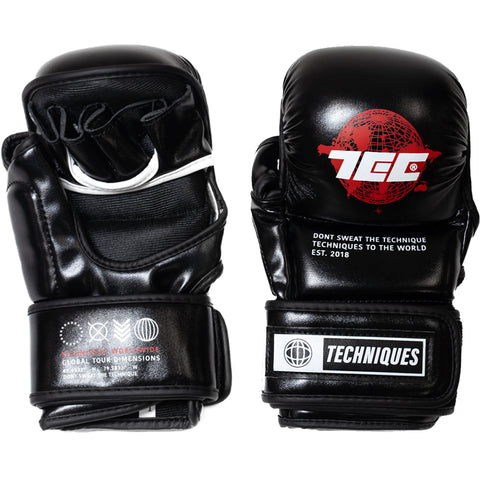 MMA Gloves Worldwide 'Puffy' Techniques Canada Black