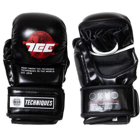 MMA Gloves Worldwide 'Puffy' Techniques Canada Black