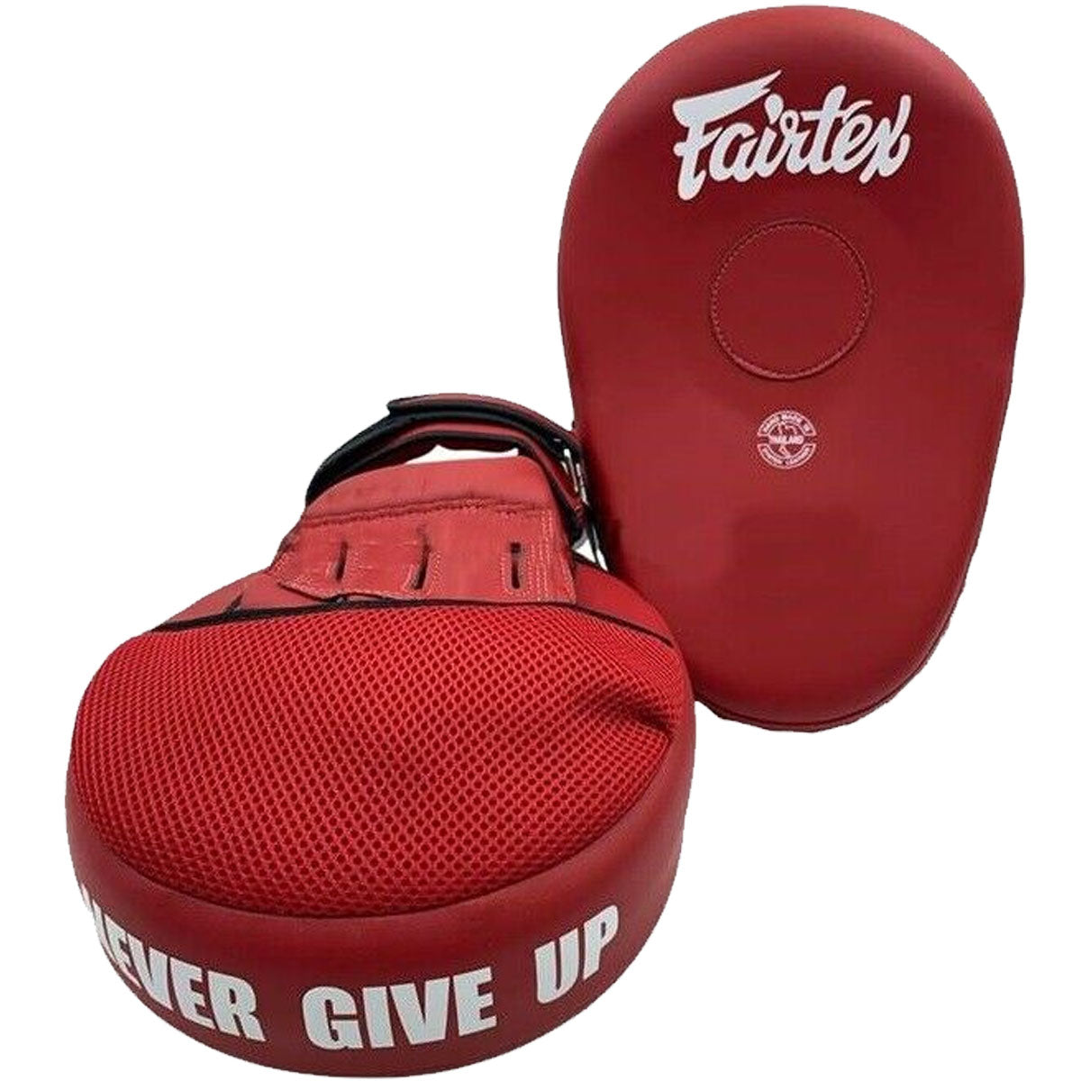 Focus Mitts Fairtex FMV13 Solid Red Maximized