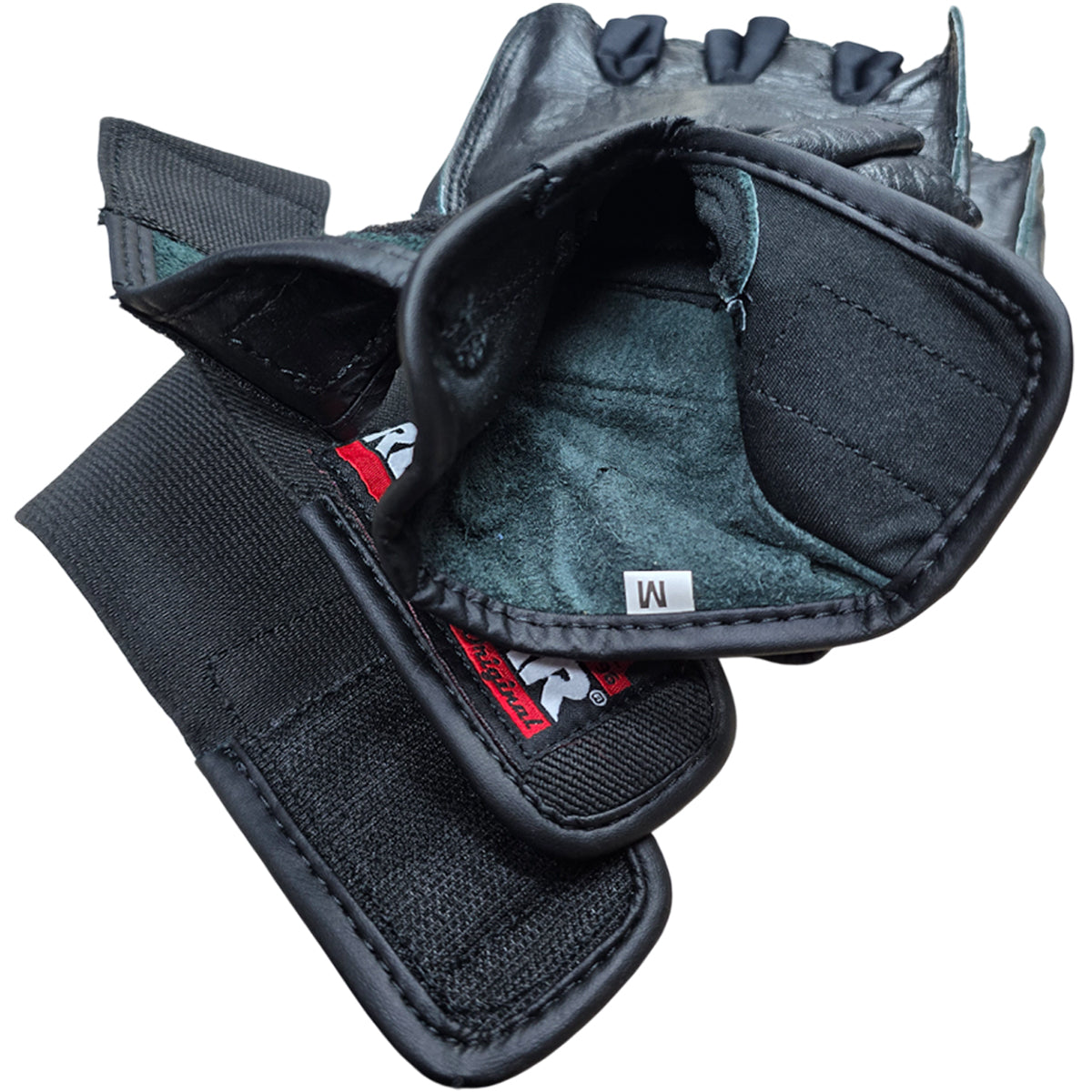 Gloves MMA Grappling Revgear Black Leather