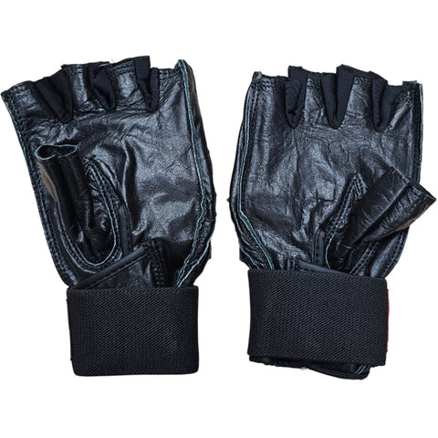 Gloves MMA Grappling Revgear Black Leather