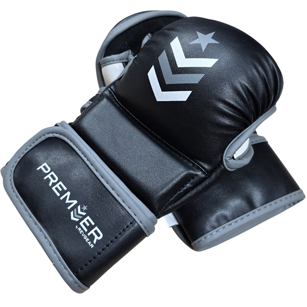 Gloves MMA Revgear Premier Deluxe MMA Training Black Gray