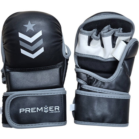 Gloves MMA Revgear Premier Deluxe MMA Training Black Gray