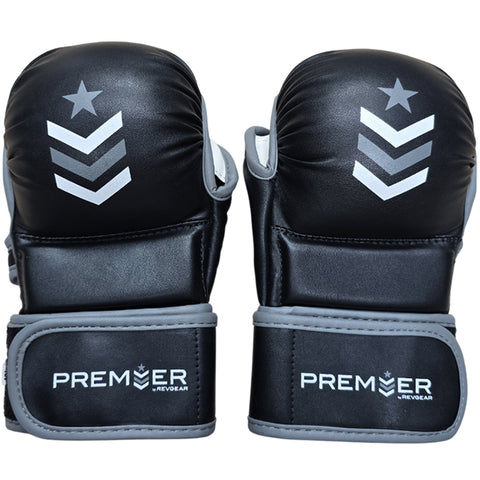 Gloves MMA Revgear Premier Deluxe MMA Training Black Gray