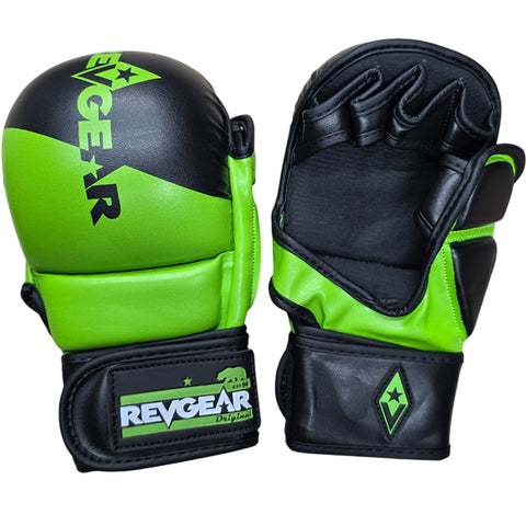 Gloves MMA Revgear Pinnacle P4 Training and Sparring Black Green