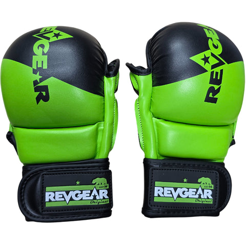 Gloves MMA Revgear Pinnacle P4 Training and Sparring Black Green