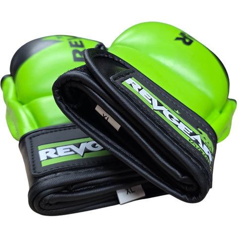 Gloves MMA Revgear Pinnacle P4 Training and Sparring Black Green