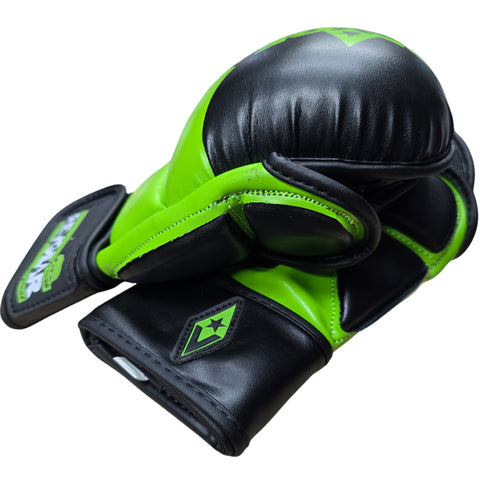 Gloves MMA Revgear Pinnacle P4 Training and Sparring Black Green