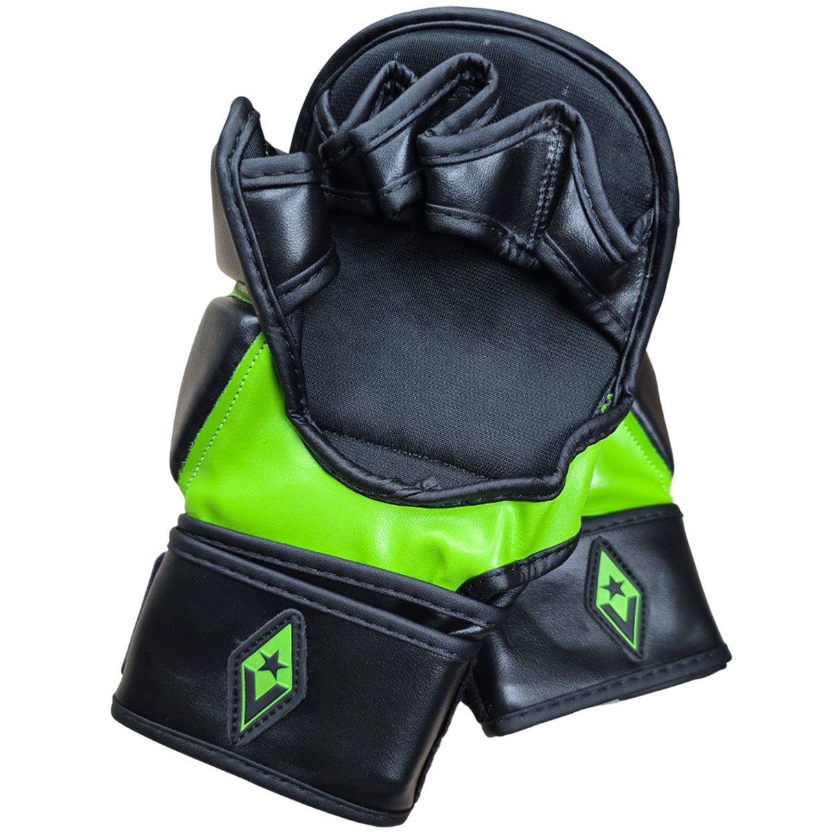 Gloves MMA Revgear Pinnacle P4 Training and Sparring Black Green