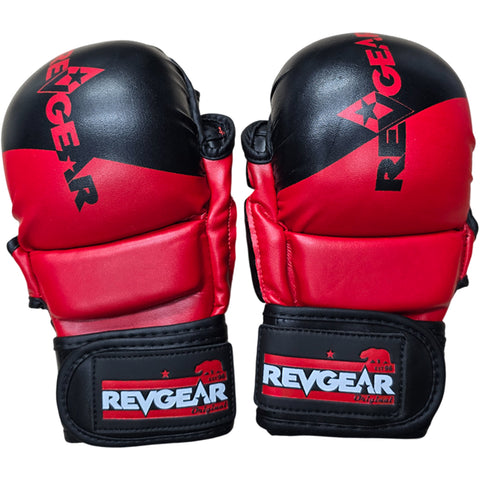 Gloves MMA Revgear Pinnacle P4 Training and Sparring Black Red