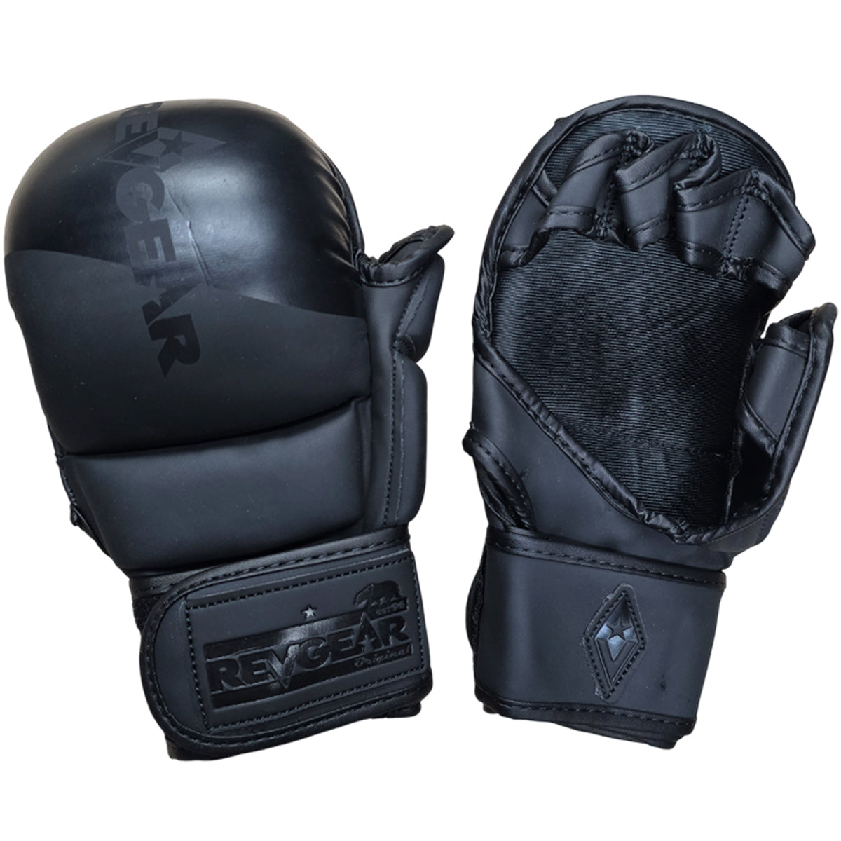 Gloves MMA Revgear Pinnacle P4 Training and Sparring Black/Matte Black