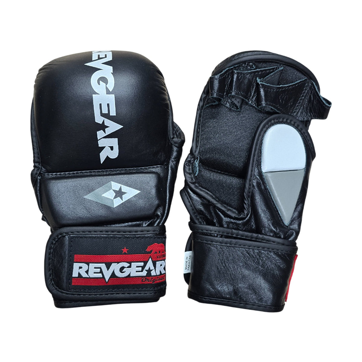 Gloves MMA Revgear Pro Series MS1 Training and Sparring Black (Leather)