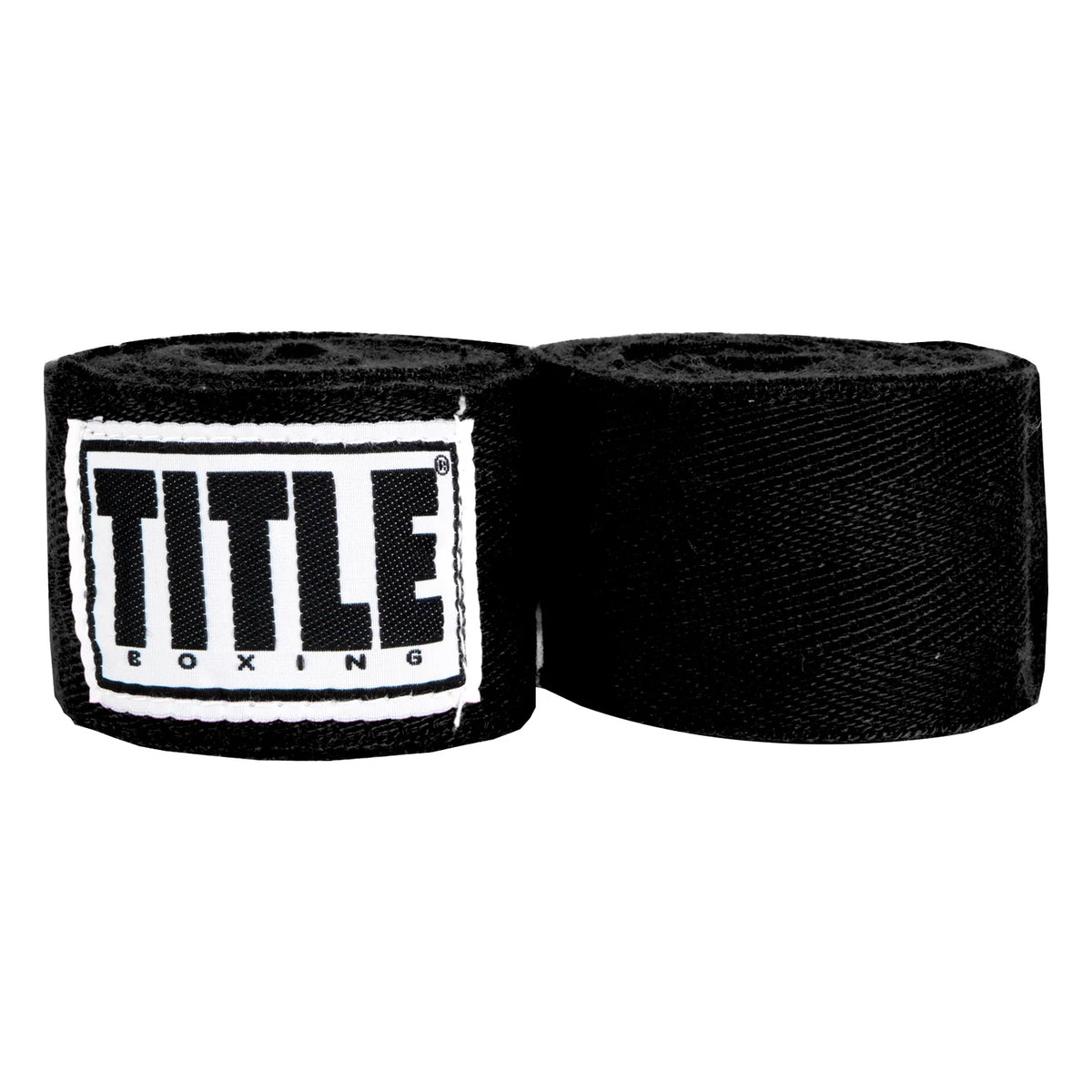 Handwraps Title Boxing Traditional Weave 180" Black (2"x180 inch/4.5m)
