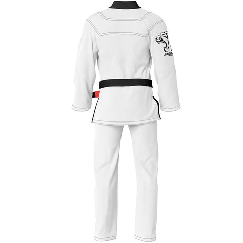 BJJ GI Jaguar Jag King Brazilian Jiu Jitsu BJJ Kimono Uniform Kids Adults Unisex White/Black