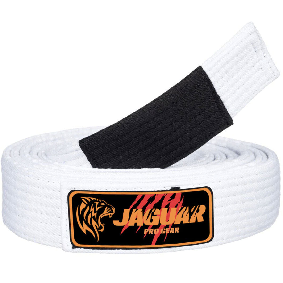 Belt BJJ White Jaguar Pro For Brazilian Jiu Jitsu