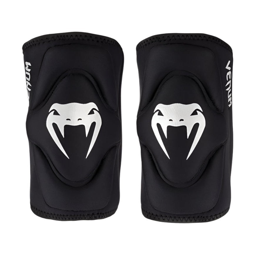 Venum Kontact Gel Knee Pads, Black/Silver, view 2