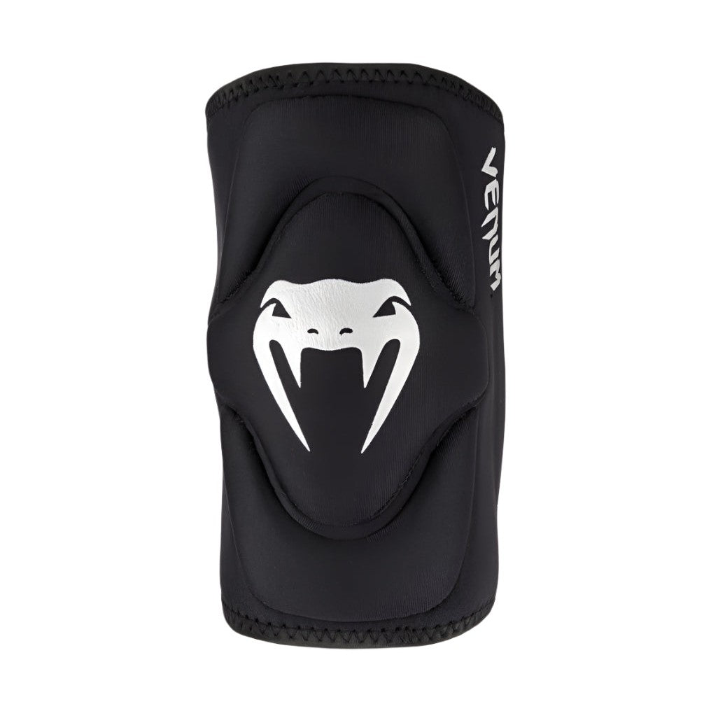 Venum Kontact Gel Knee Pads, Black/Silver, view 4