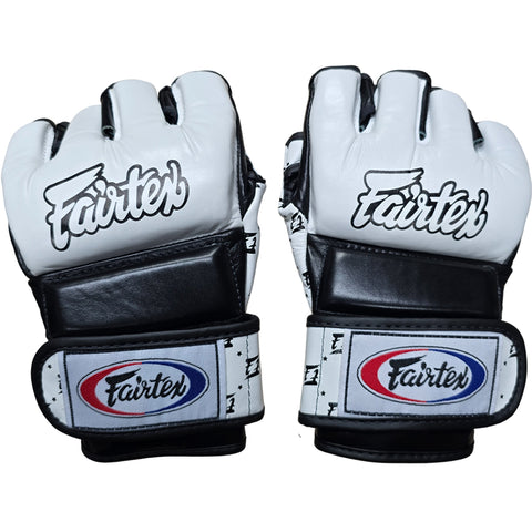 MMA Gloves Fairtex FGV17 White Black