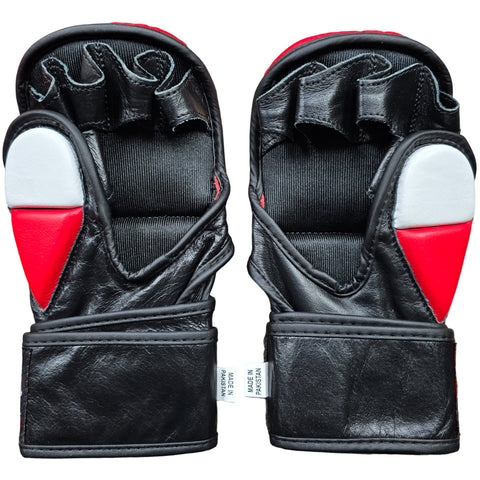 MMA Gloves Pro Series MS1 Training and Sparring Revgear Red