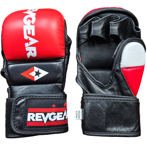 MMA Gloves Pro Series MS1 Training and Sparring Revgear Red