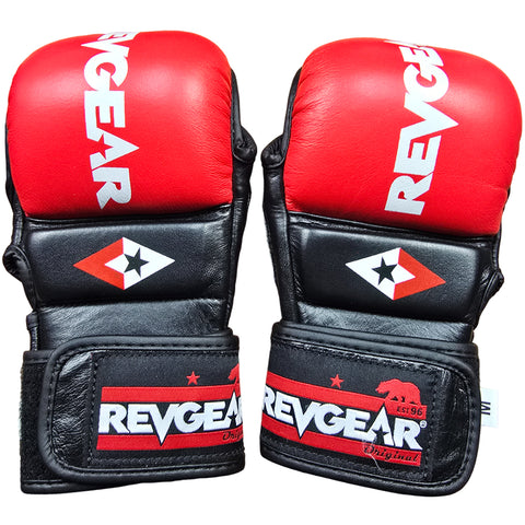 MMA Gloves Pro Series MS1 Training and Sparring Revgear Red