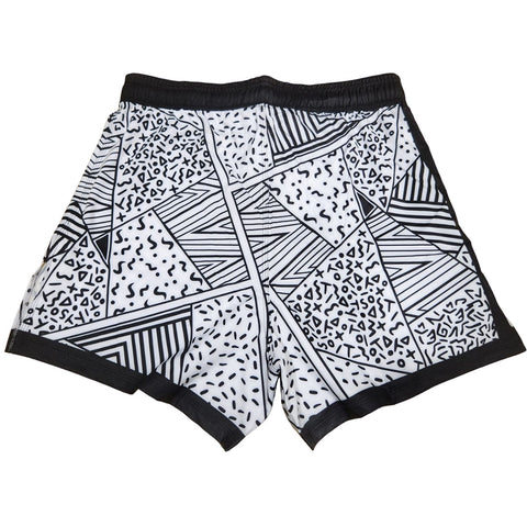 Shorts Martial Arts Cookies n’ Cream MMA Black White Techniques Canada