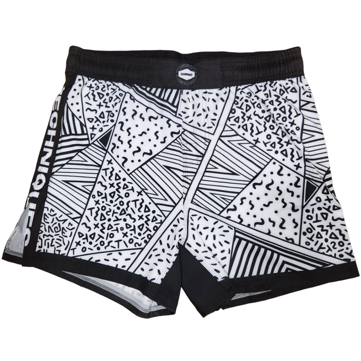 Shorts Martial Arts Cookies n’ Cream MMA Black White Techniques Canada