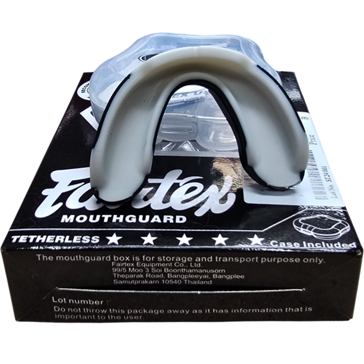 Mouthguard Fairtex MG3 Black Gel Protection