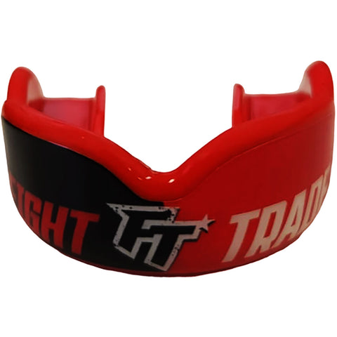 Mouthguard Protected High Impact - "Boil and Bite" Fight Trade Brand Black & Red