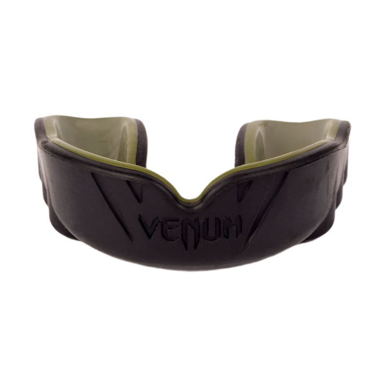 Venum Challenger Mouthguard, Black/Khaki, view 1