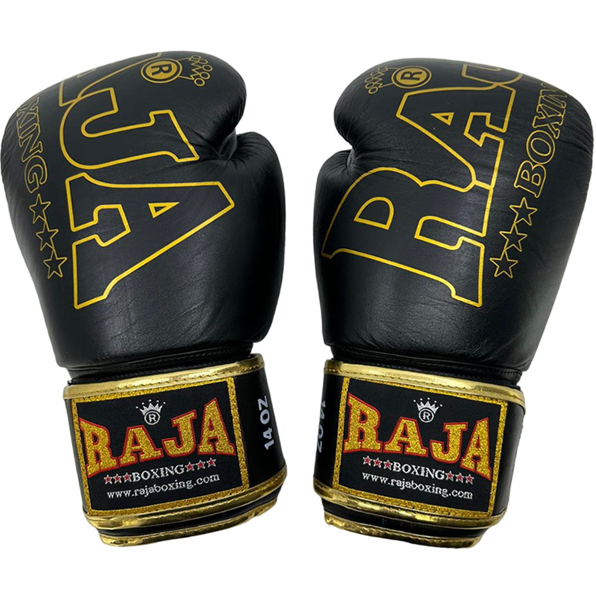 Boxing Gloves Raja RBGV-1A Black Muay Thai